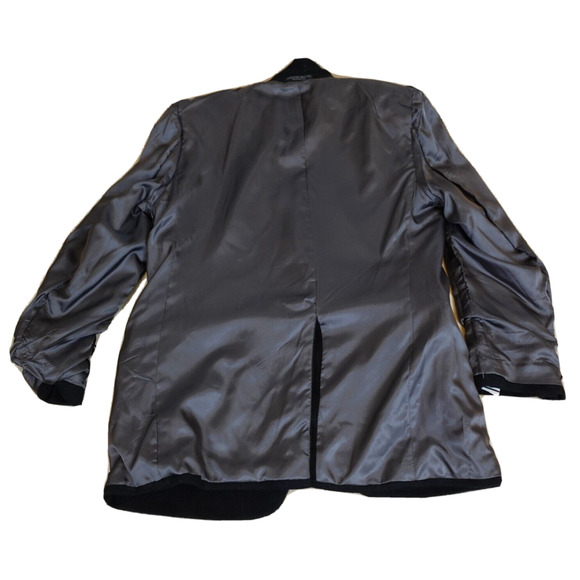 Gianfranco Ruffini Mens 42R Blazer Sports Coat Camel Hair Black Single Breasted - Picture 4 of 16